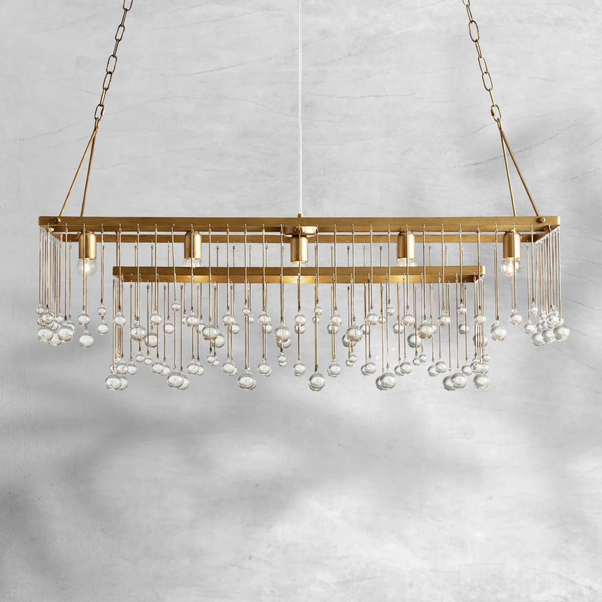 Aubrey Rectangular Chandelier 47''60''