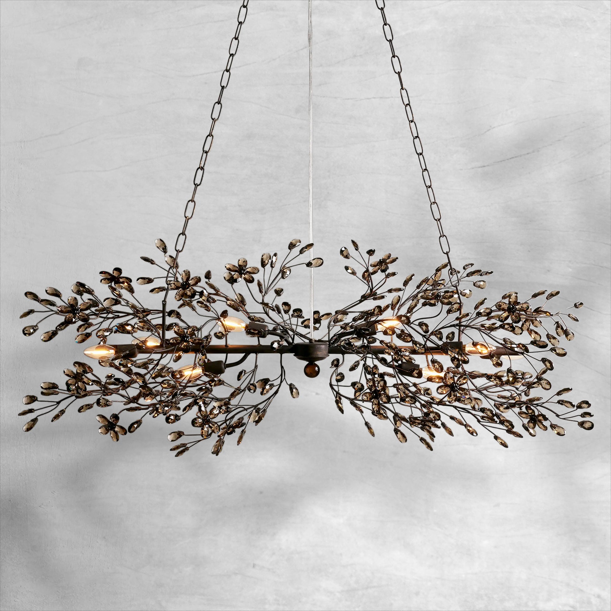 Fiore Linear Chandelier 43"51"68"