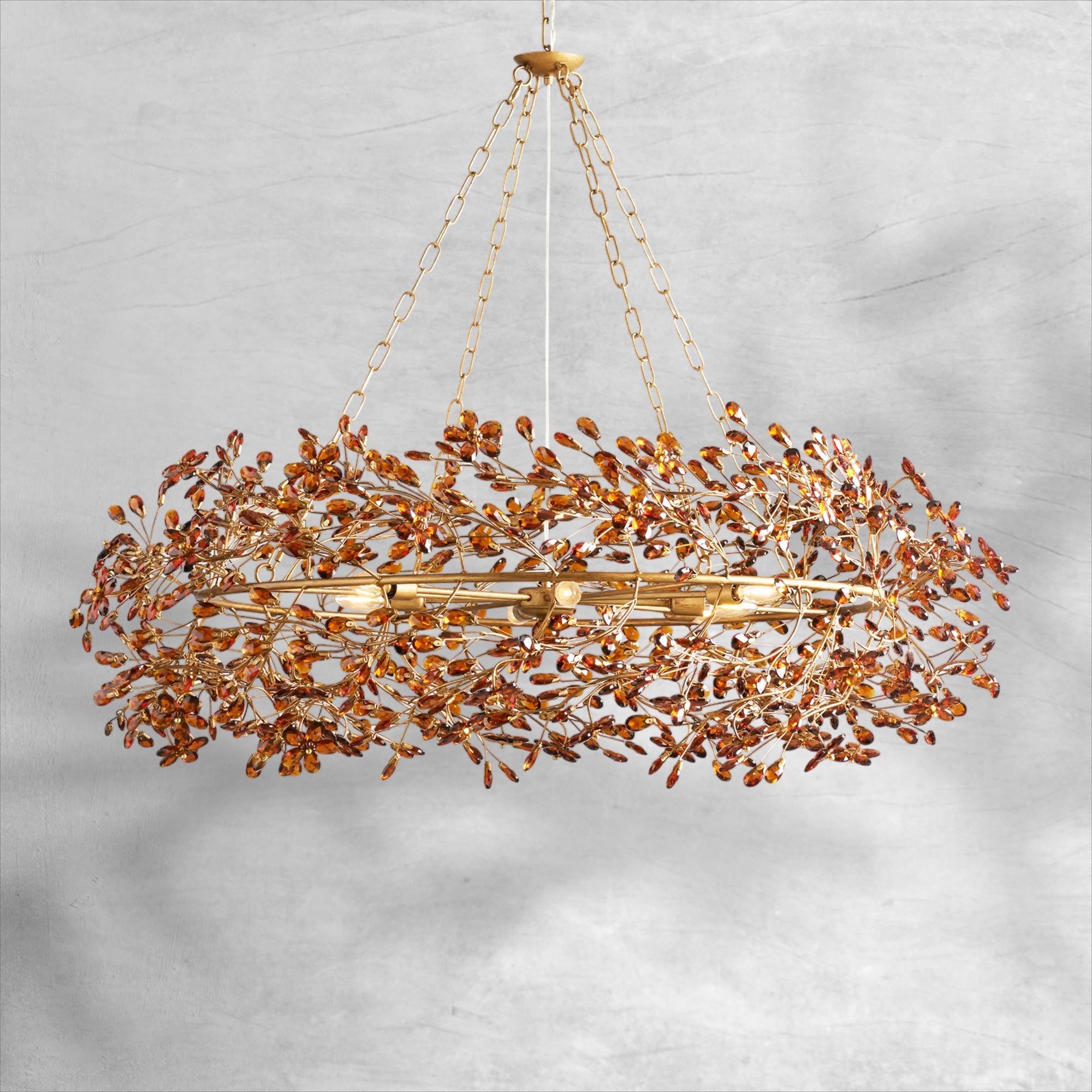 Fiore Crown Chandelier 39" 48" 60"