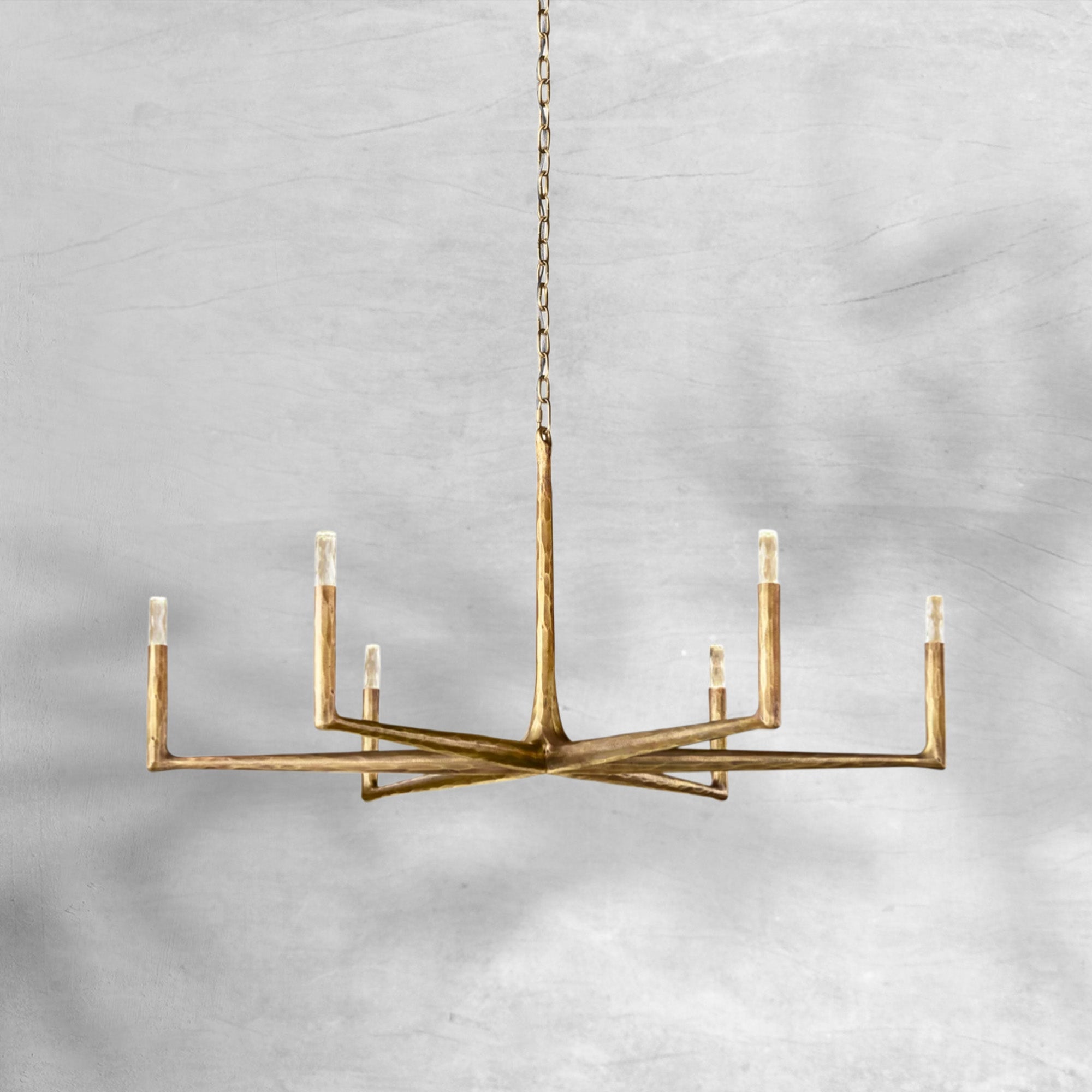 Thaddeas Forged Round Chandelier 36" 48” 60” 72”