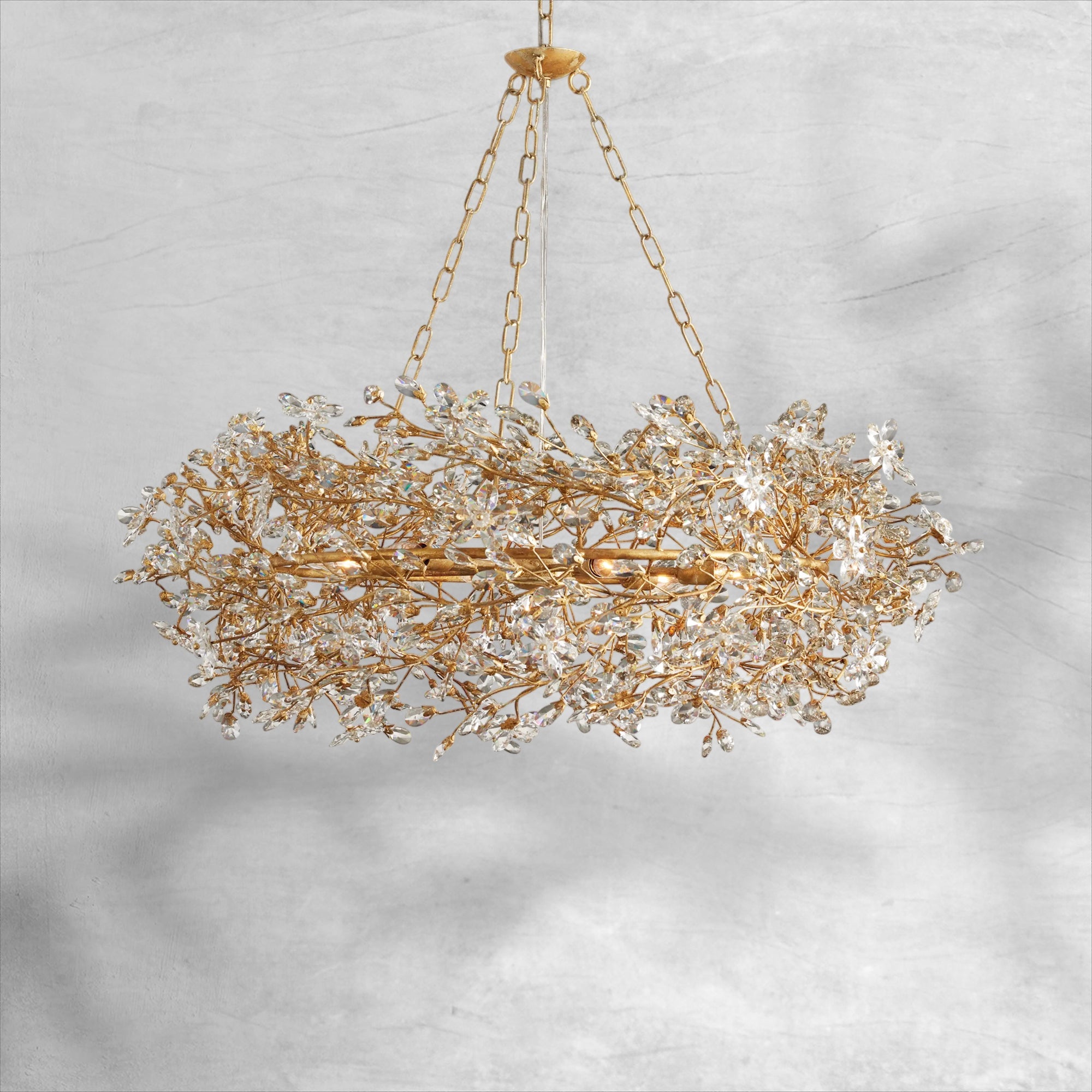 Fiore Crown Chandelier 39" 48" 60"