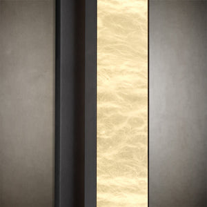 Alabaster Rectangular Bedside Lamp