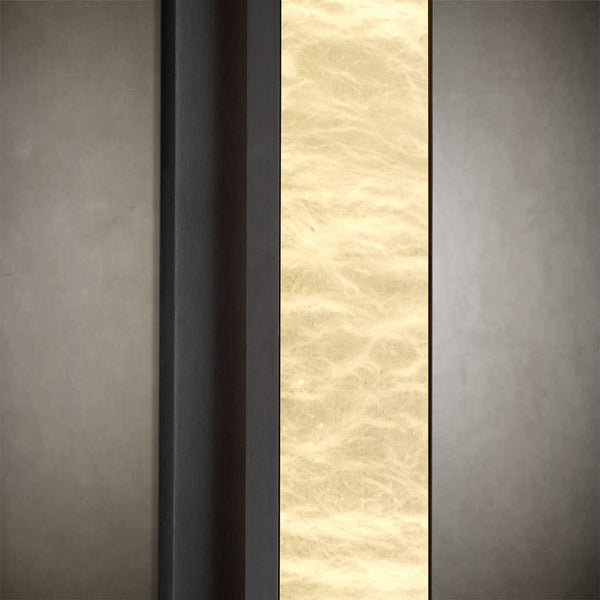 Alabaster Rectangular Bedside Lamp