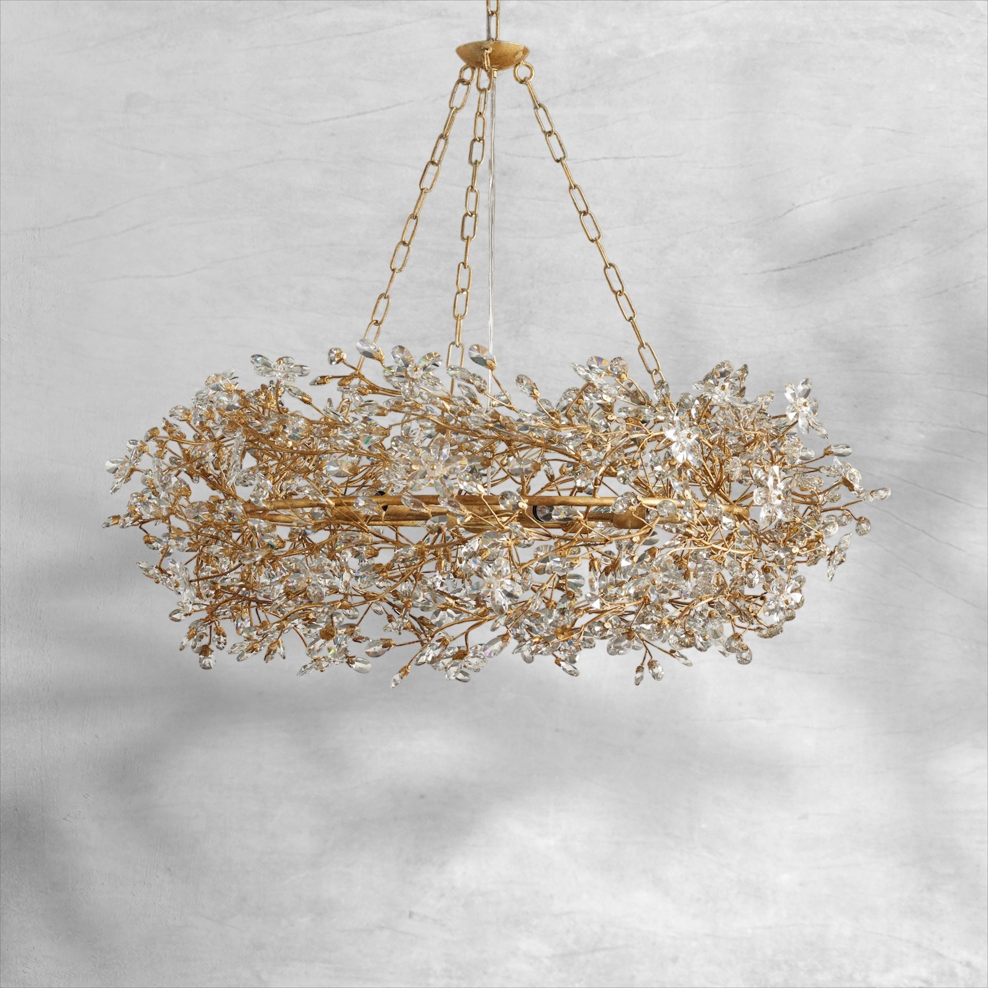 Fiore Crown Chandelier 39" 48" 60"