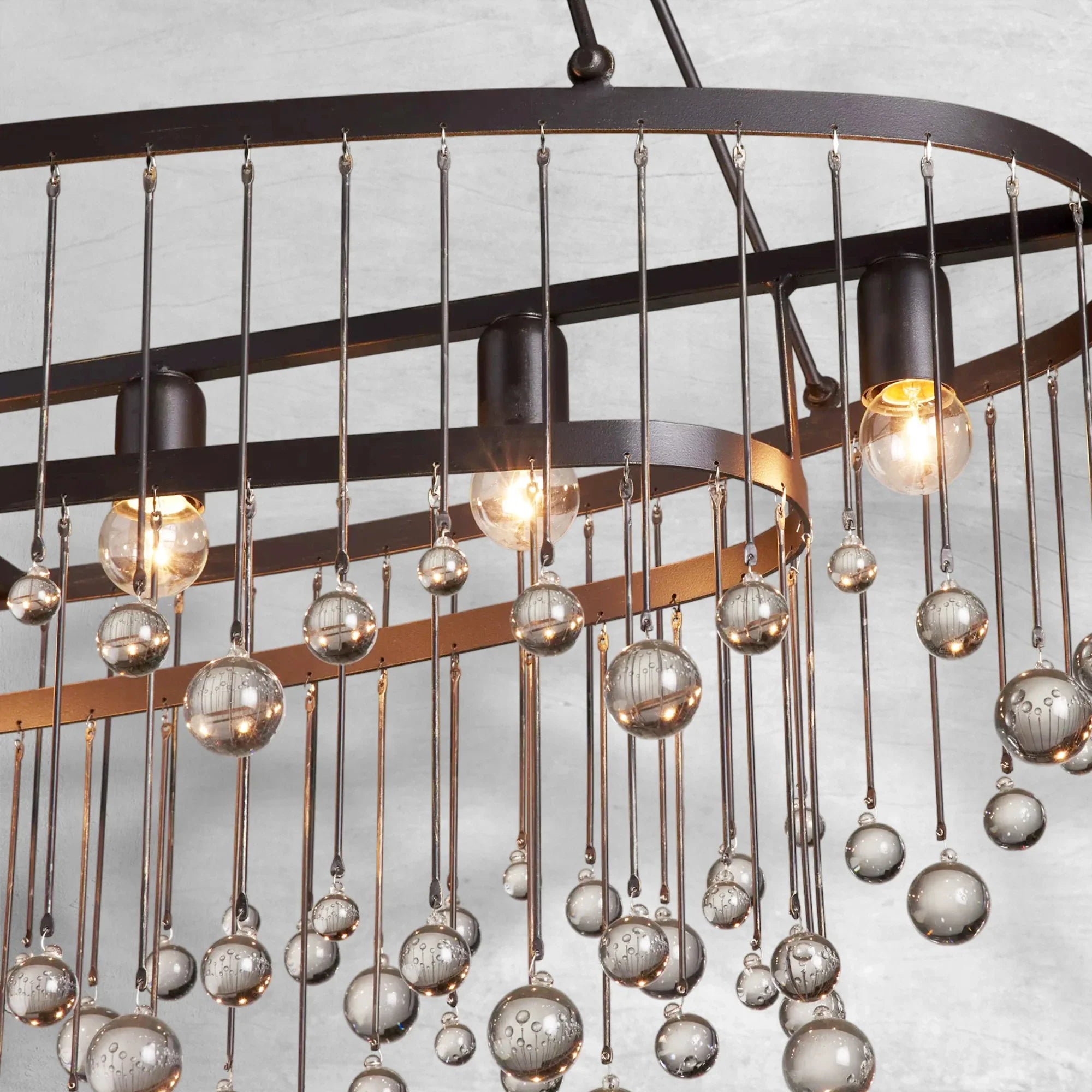 Aubrey 7 Light Oval Chandelier