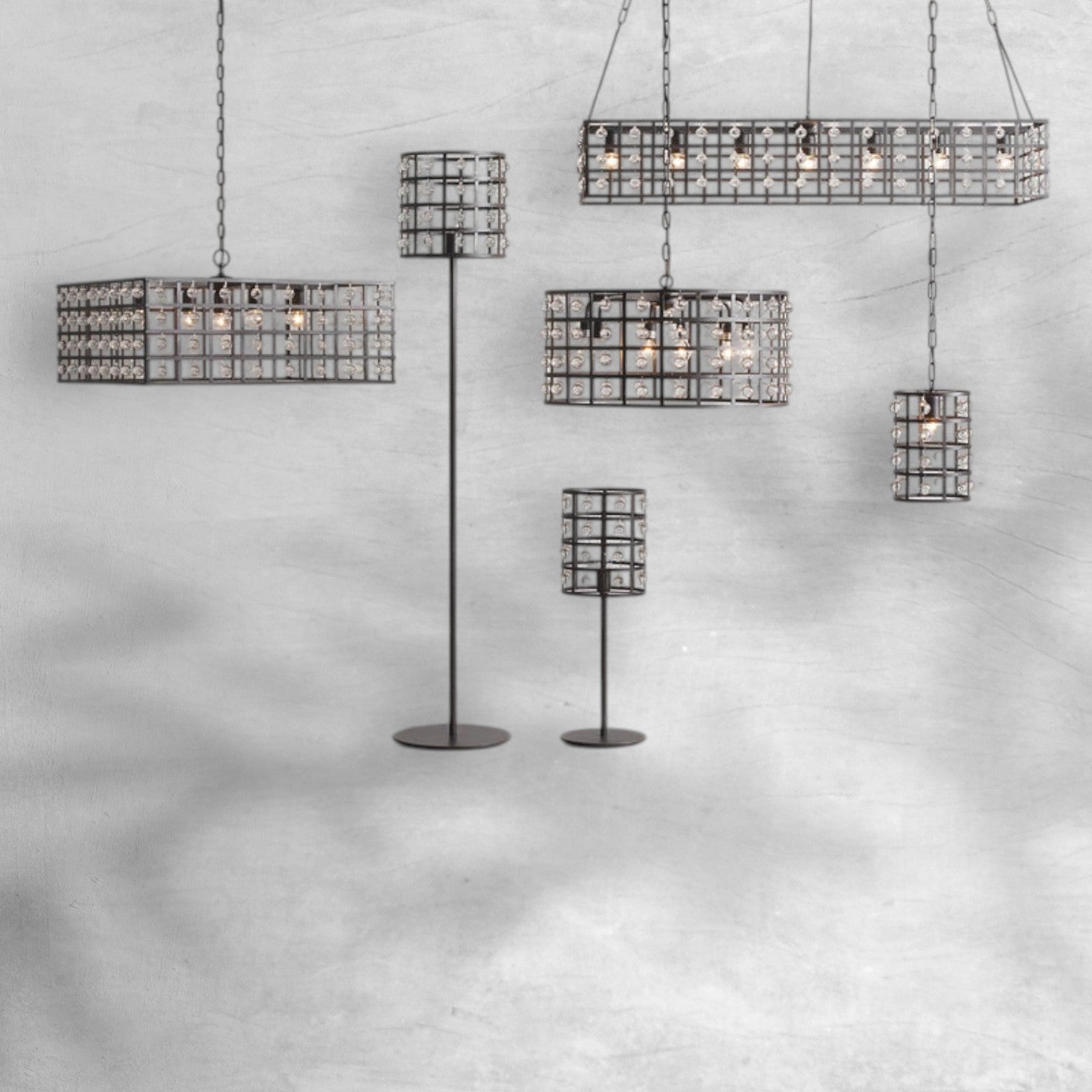 La Cage Round Chandelier 6/8/12 Light