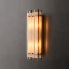 Lux Alabaster Grand Rectangular Sconce