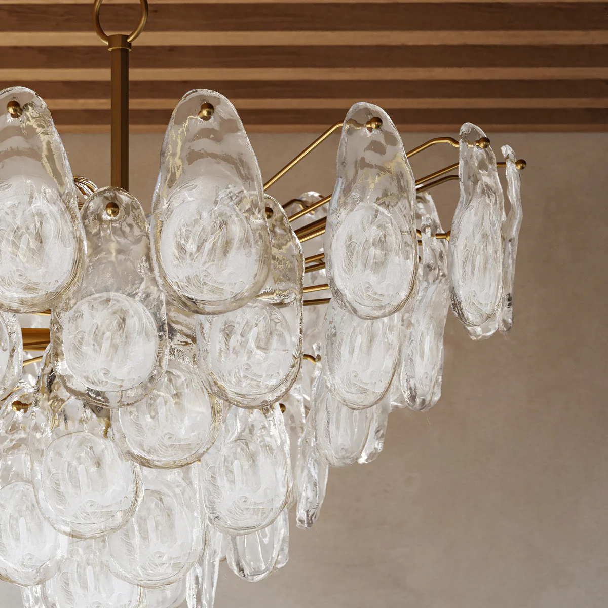DARCIA CLEAR FUNCTIONAL DESIGN CHANDELIER