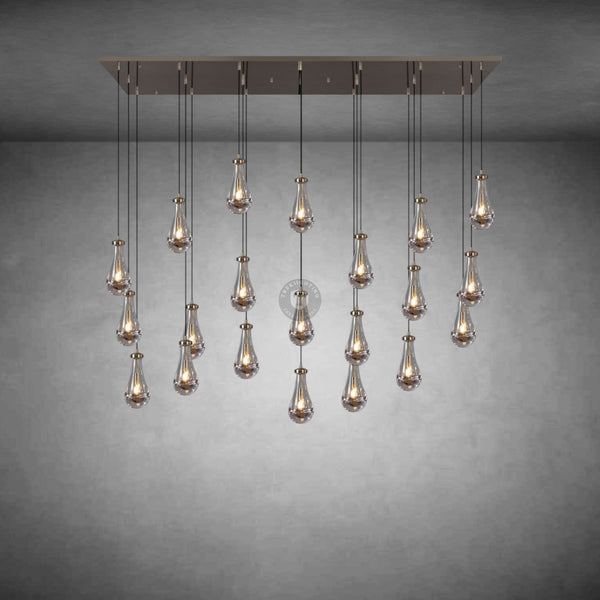 Raindrop Rectangular Chandelier