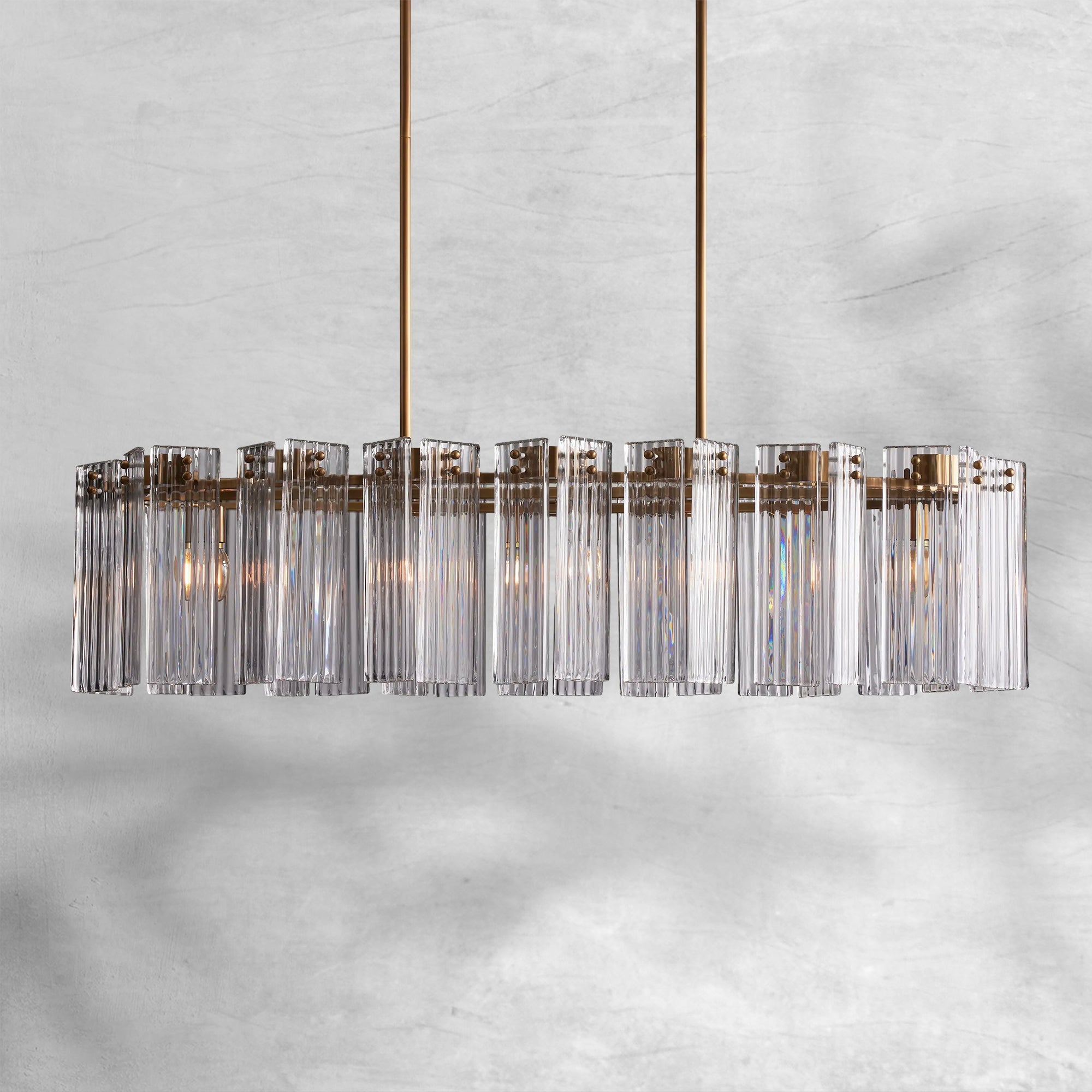 Delsie Oval Chandelier 51''63''72''