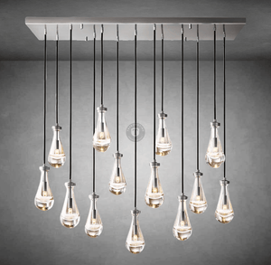 Raindrop Rectangular Chandelier