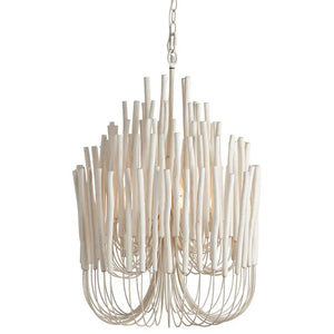 5/6-Light Modern Branch Modeling Chandelier in White or Black for Stylish Interiors-Chandeliers-Arialamps