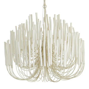 5/6-Light Modern Branch Modeling Chandelier in White or Black for Stylish Interiors-Chandeliers-Arialamps