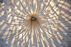 5/6-Light Modern Branch Modeling Chandelier in White or Black for Stylish Interiors-Chandeliers-Arialamps