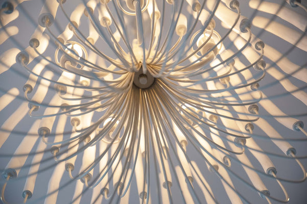 5/6-Light Modern Branch Modeling Chandelier in White or Black for Stylish Interiors-Chandeliers-Arialamps