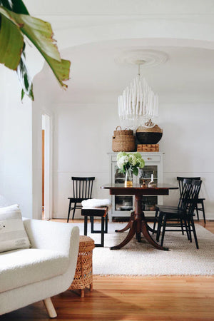 5/6-Light Modern Branch Modeling Chandelier in White or Black for Stylish Interiors-Chandeliers-Arialamps