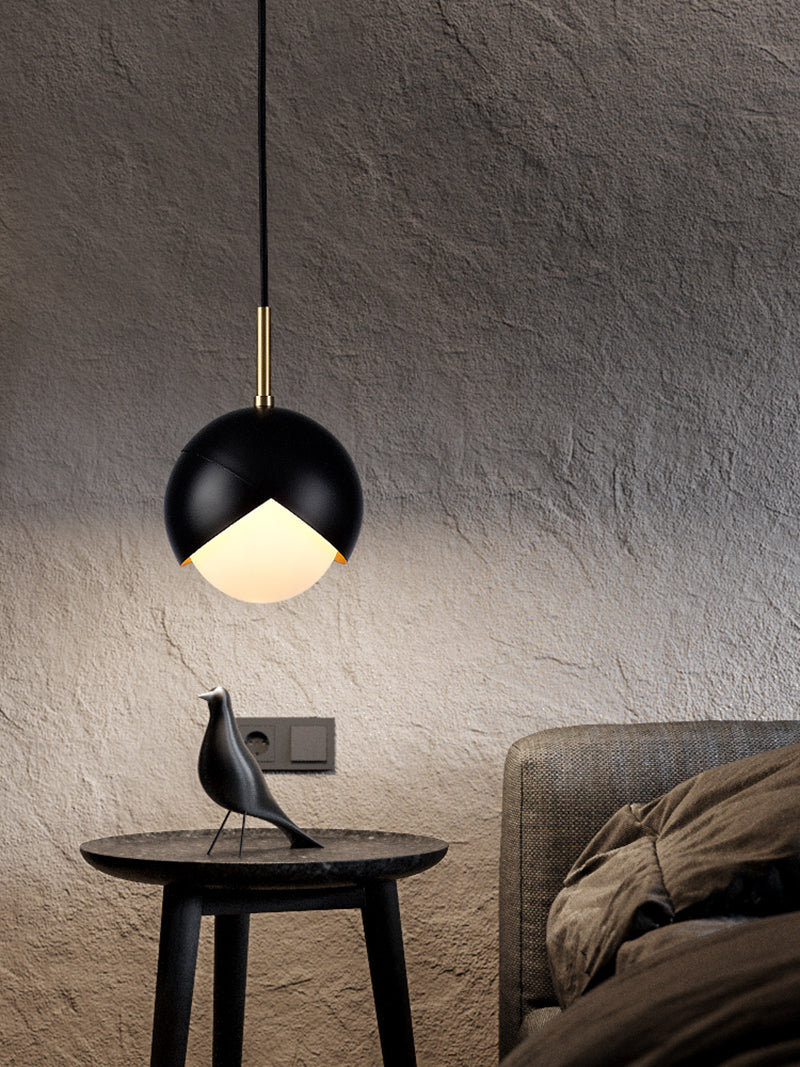 Copper Ball Pendant Lighting Diameter 6"