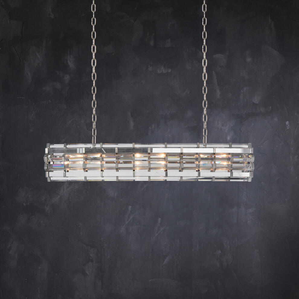 Night Rod Rectangular Pendant