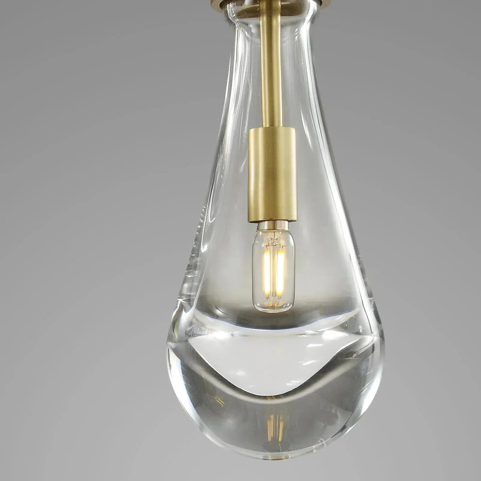 Raindrop Round Chandelier 5 Lights 14"D