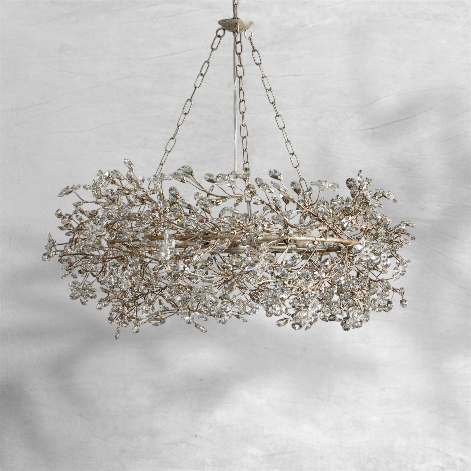 Fiore Crown Chandelier 39" 48" 60"