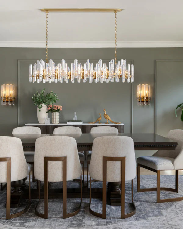 Bonington Rectangular chandelier 54” 72"