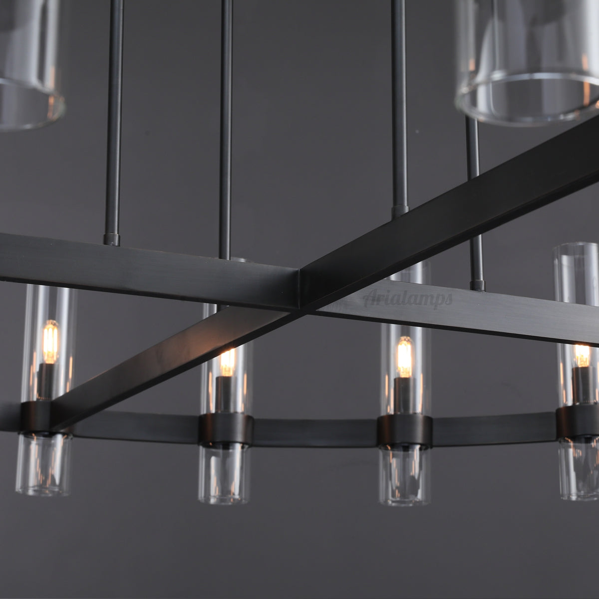 Aria Rachel Round Glass Chandelier