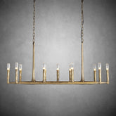 Thod Linear Chandelier 72", Luxury Interior Decoration Lamp