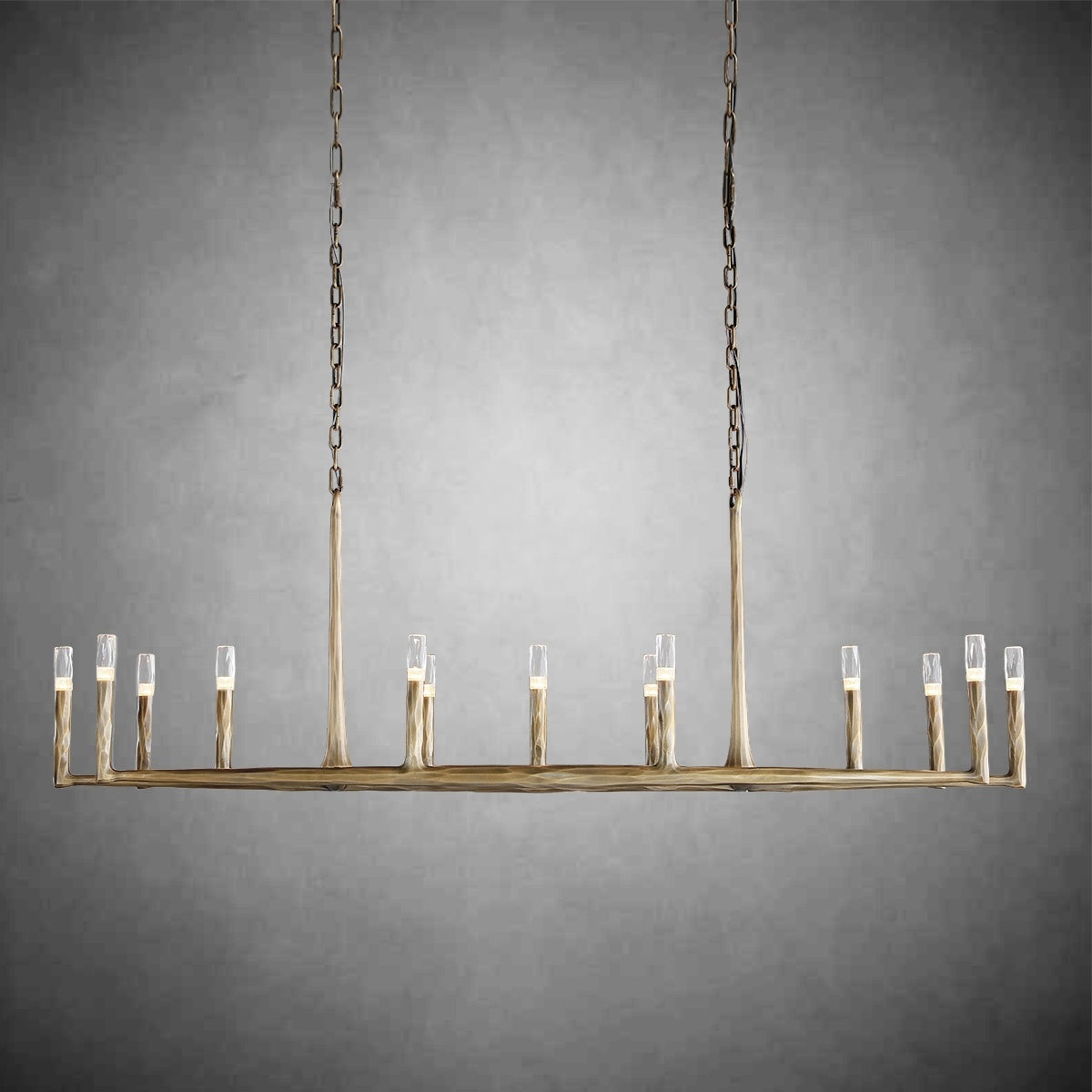 Thod Linear Chandelier 72", Luxury Interior Decoration Lamp
