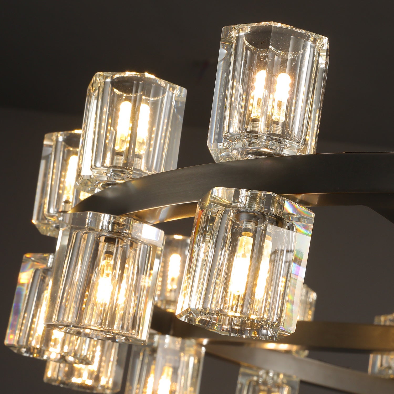 Reger Crystal Rectangular Chandelier48" 54" 72"