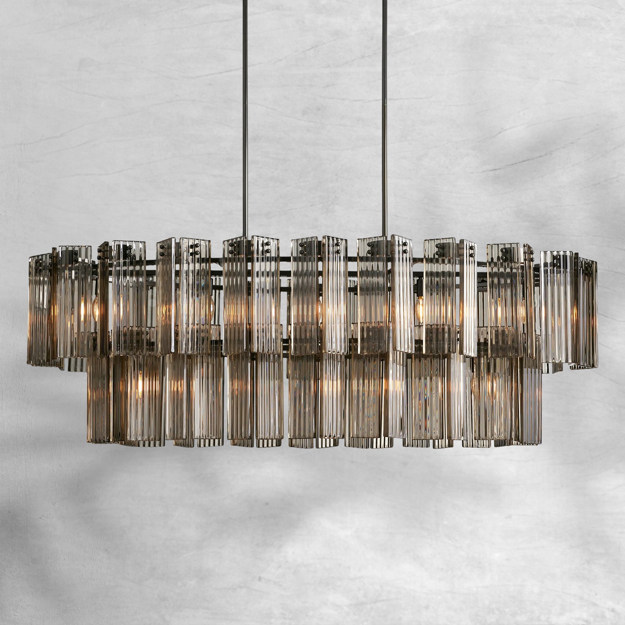 Delsie Oval Chandelier 51''63''72''