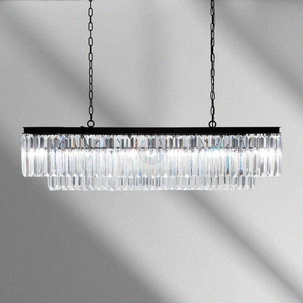 Leyland Tiered Rectangular Chandelier