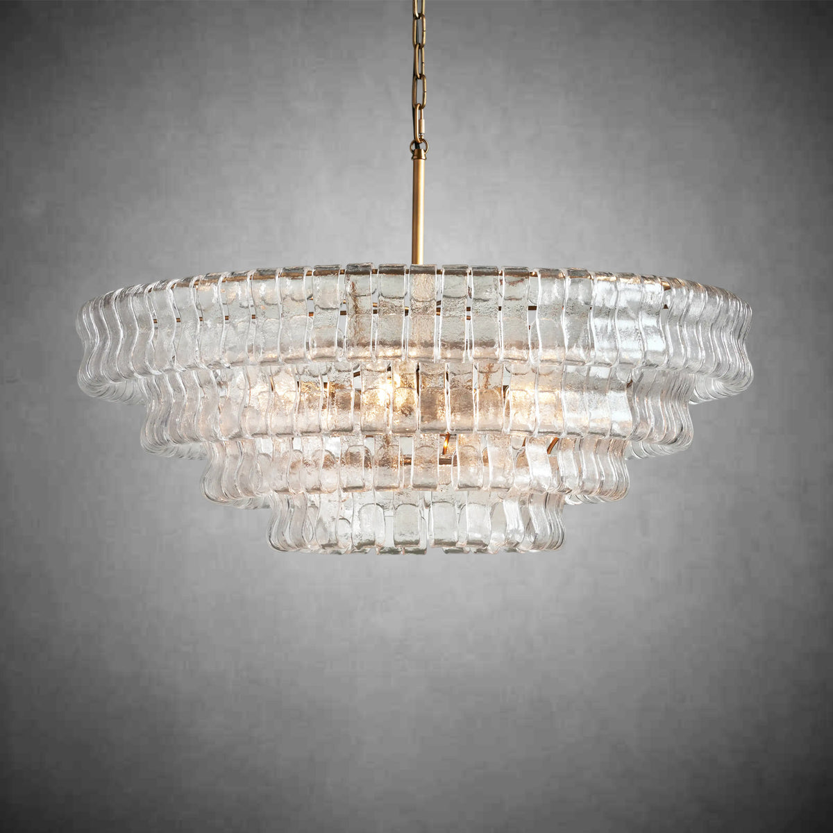 Ghiaccio Round Chandelier 24'' 36''48'' 60''