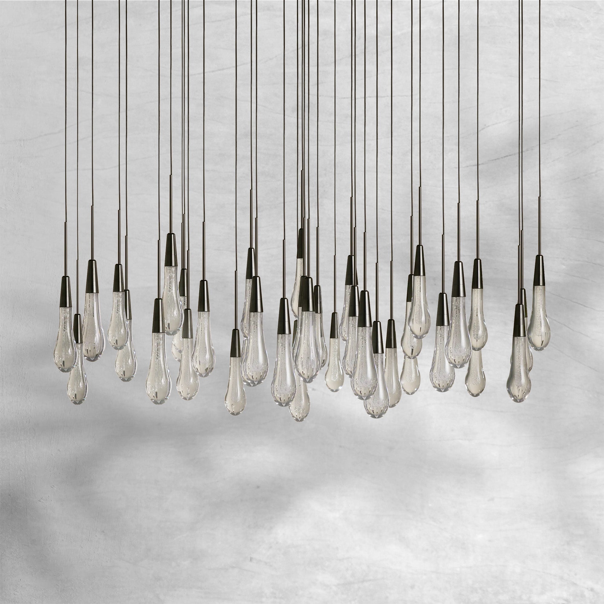 Soltaire Round Chandelier 17" 24" 36“ 48''58“