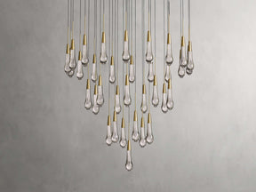 Soltaire Round Chandelier 17" 24" 36“ 58“