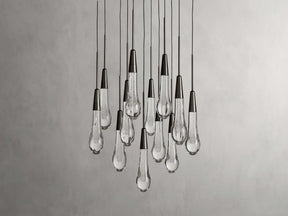 Soltaire Round Chandelier 17" 24" 36“ 58“