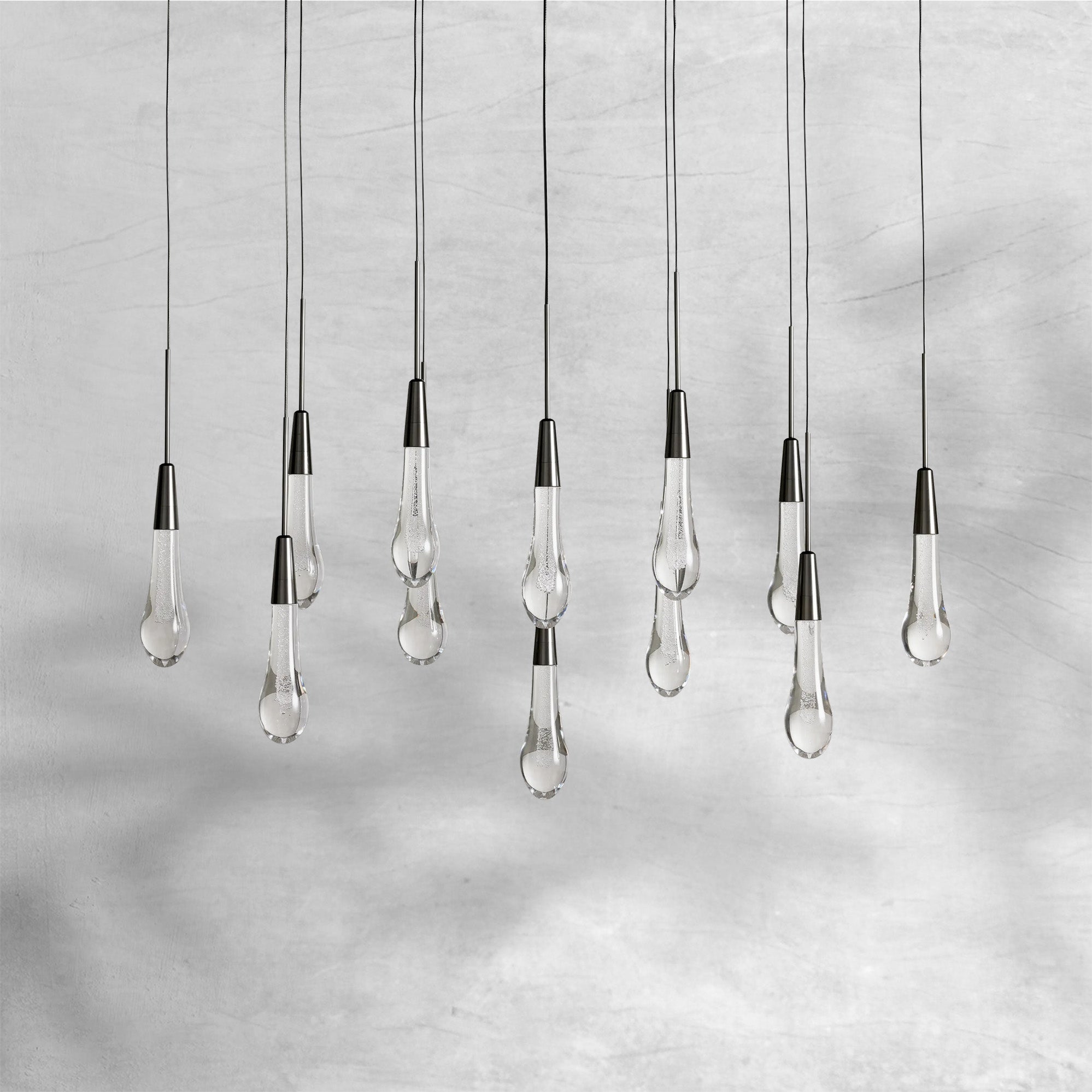 Soltaire Linear Chandelier 37"W