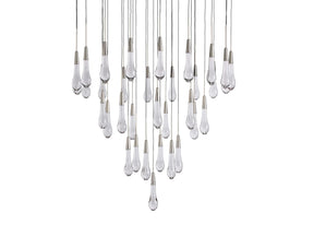 Soltaire Round Chandelier 17" 24" 36“ 58“