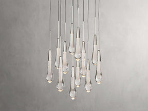 Soltaire Round Chandelier 17" 24" 36“ 58“