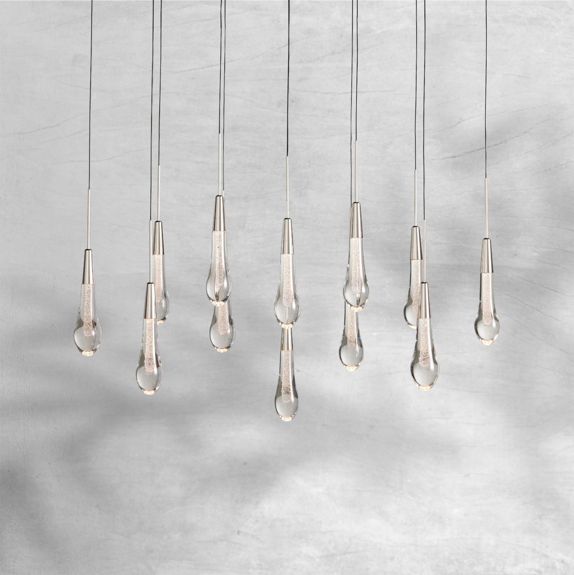 Soltaire Linear Chandelier 37"50"70"87"120"