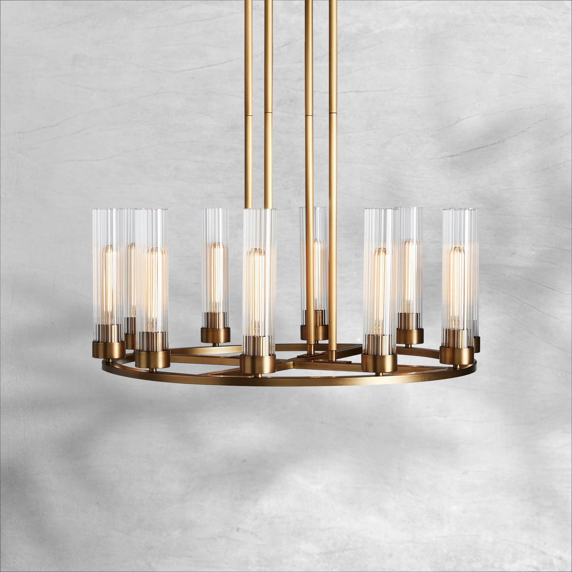 Andreas Round Chandelier 10/12 Light