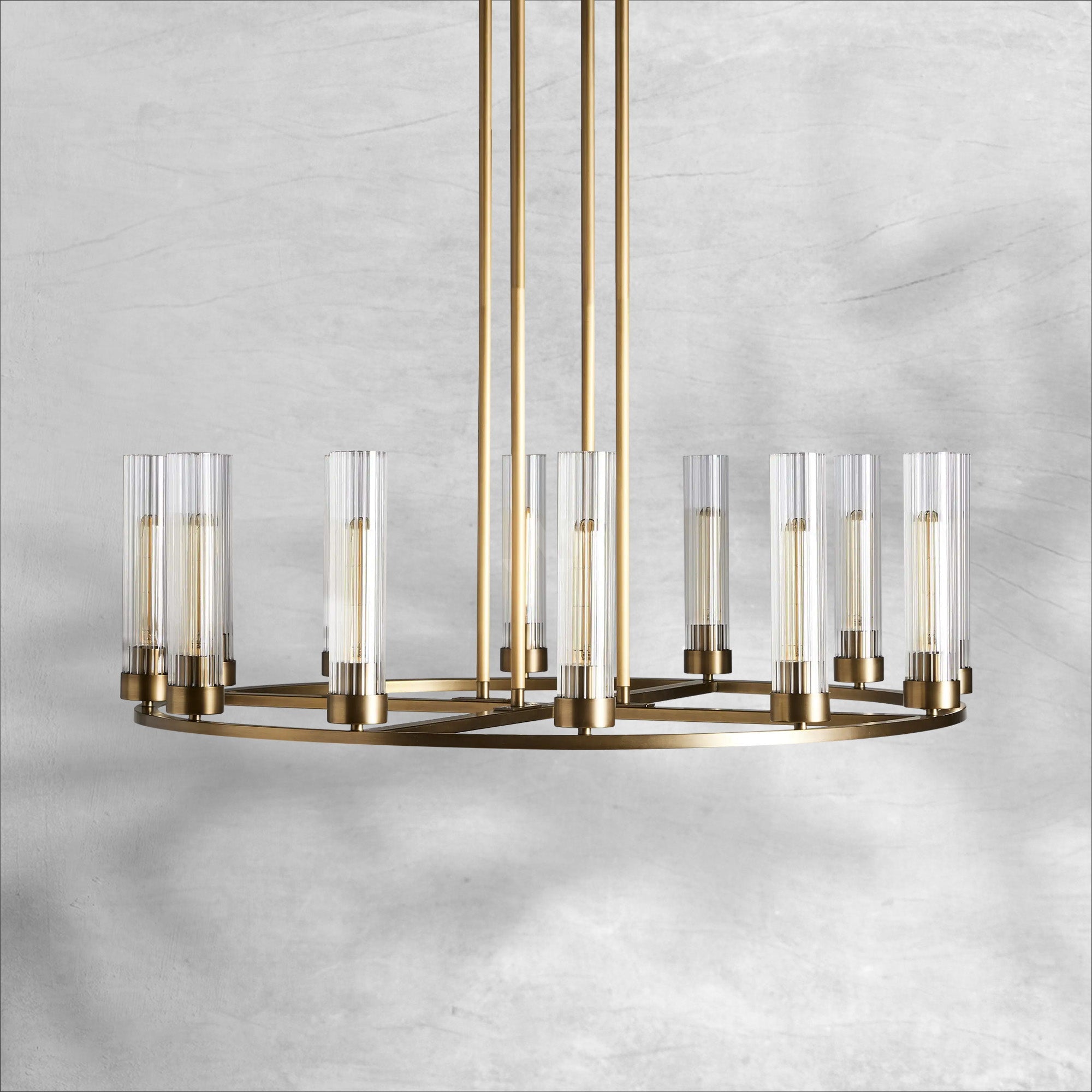 Andreas Round Chandelier 10/12 Light