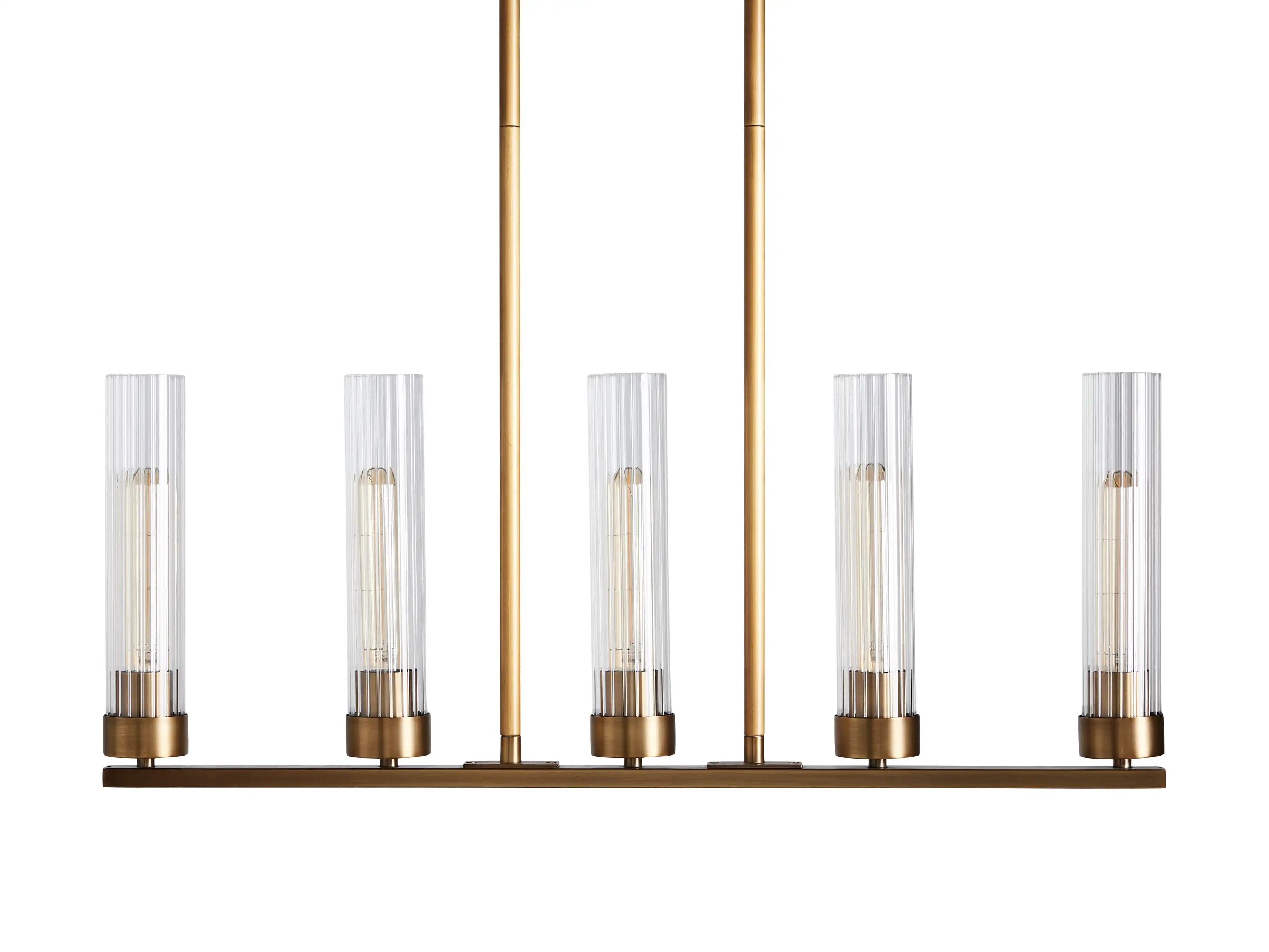 Pastis Linear Chandelier 31"W 46"W 54"W