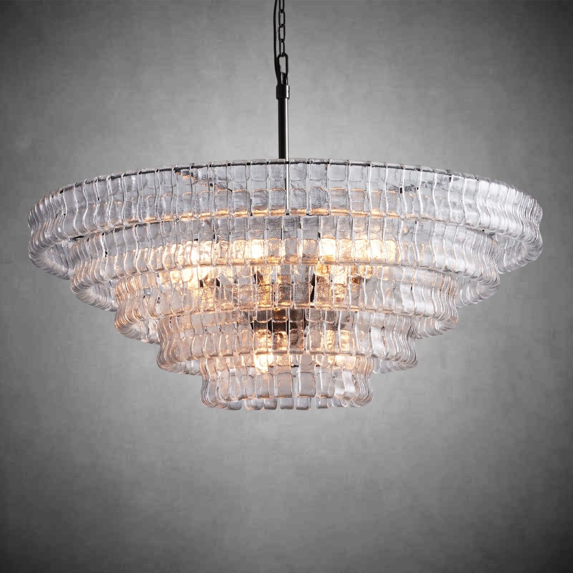 Ghiaccio Round Chandelier 24'' 36''48'' 60''