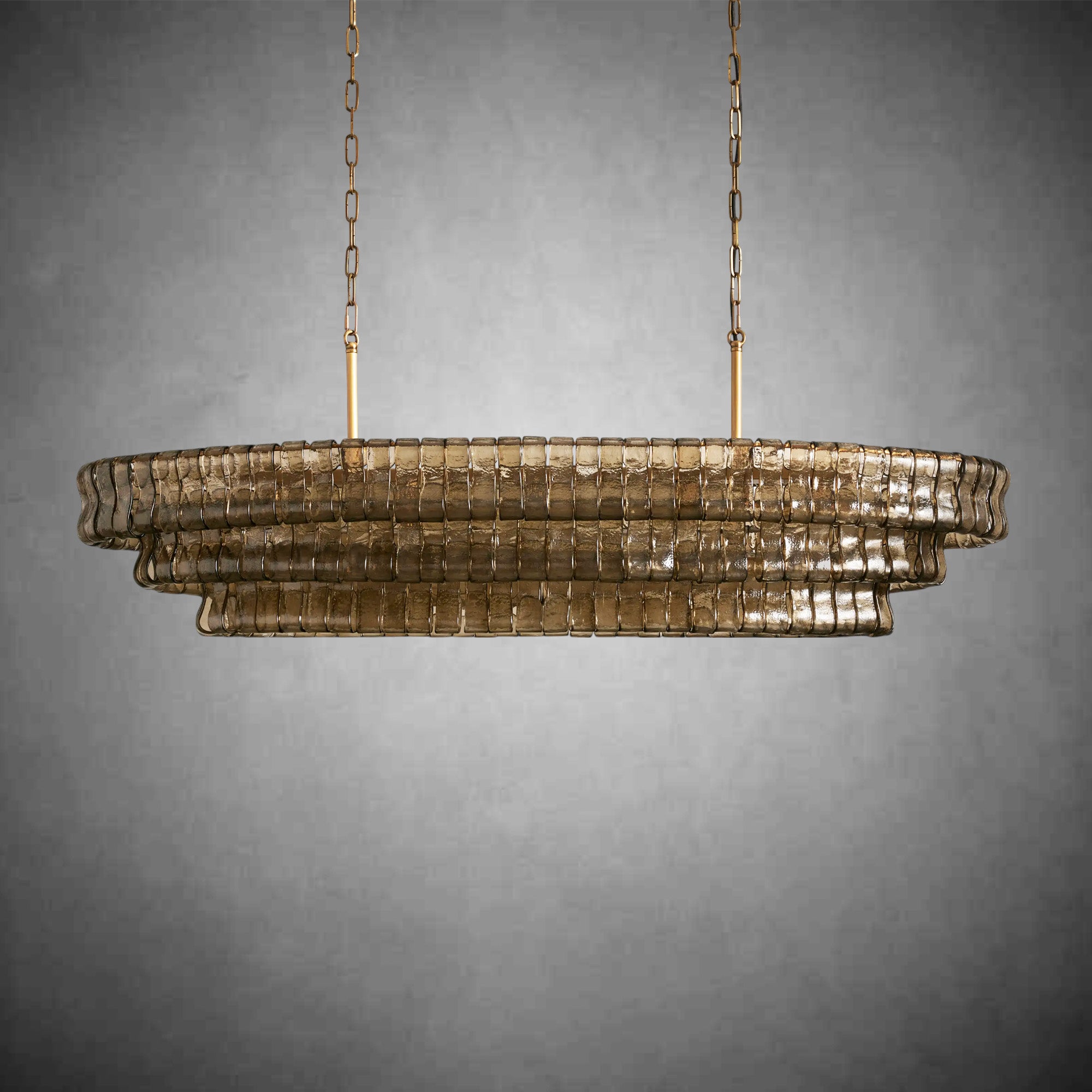Ghiaccio Oval Chandelier 54''65''