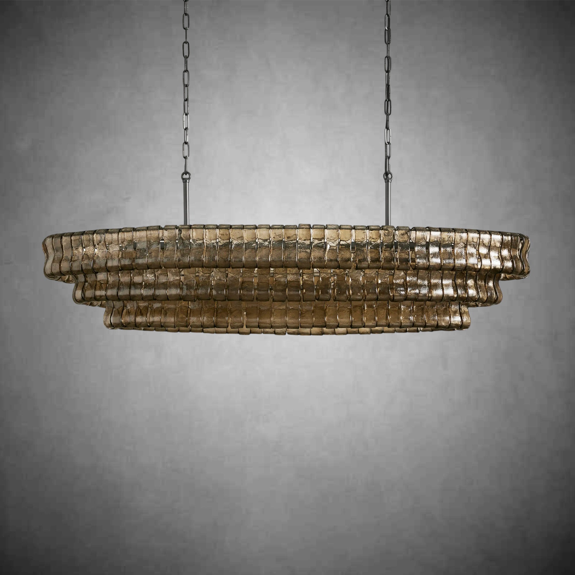 Ghiaccio Oval Chandelier 54''65''
