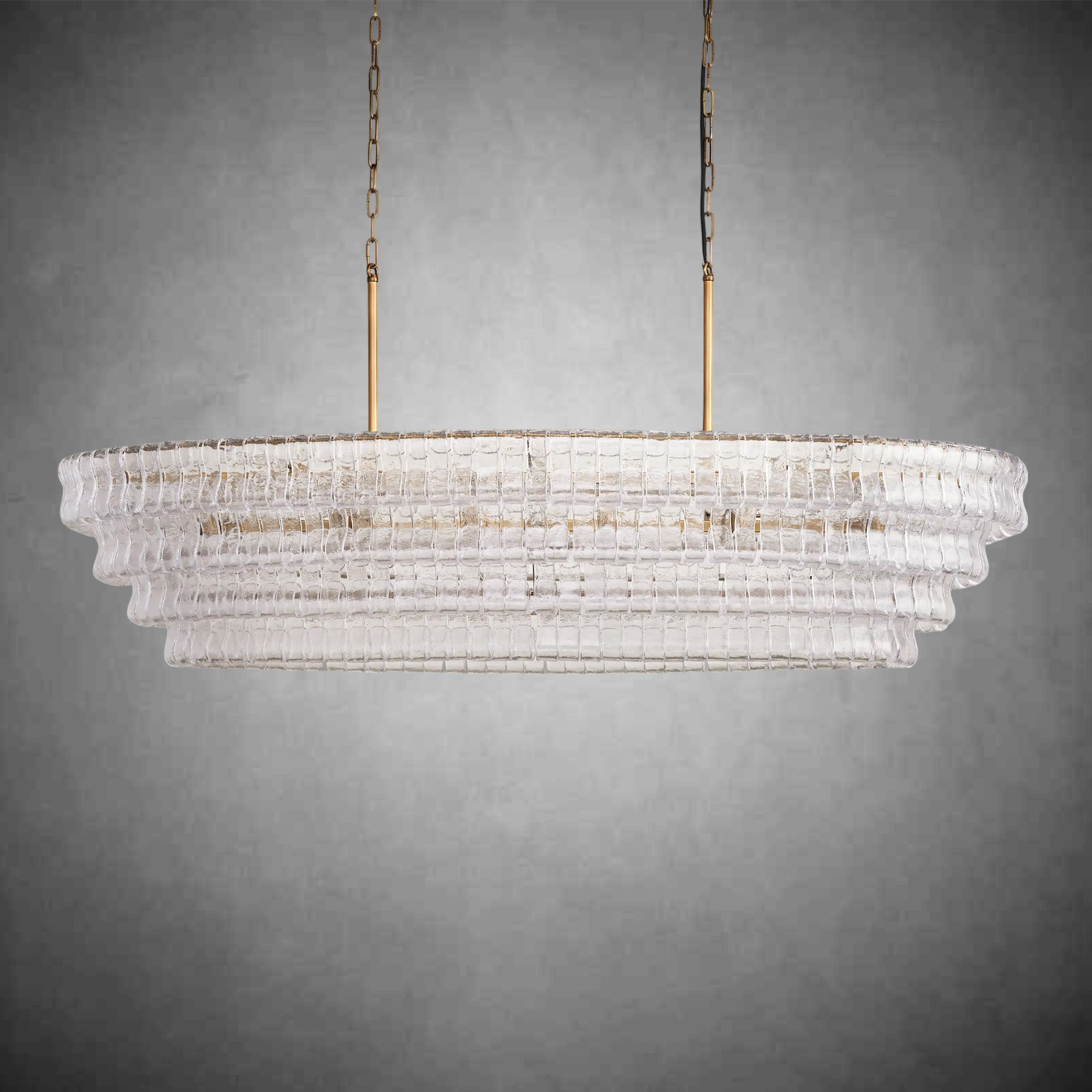 Ghiaccio Oval Chandelier 54''65''