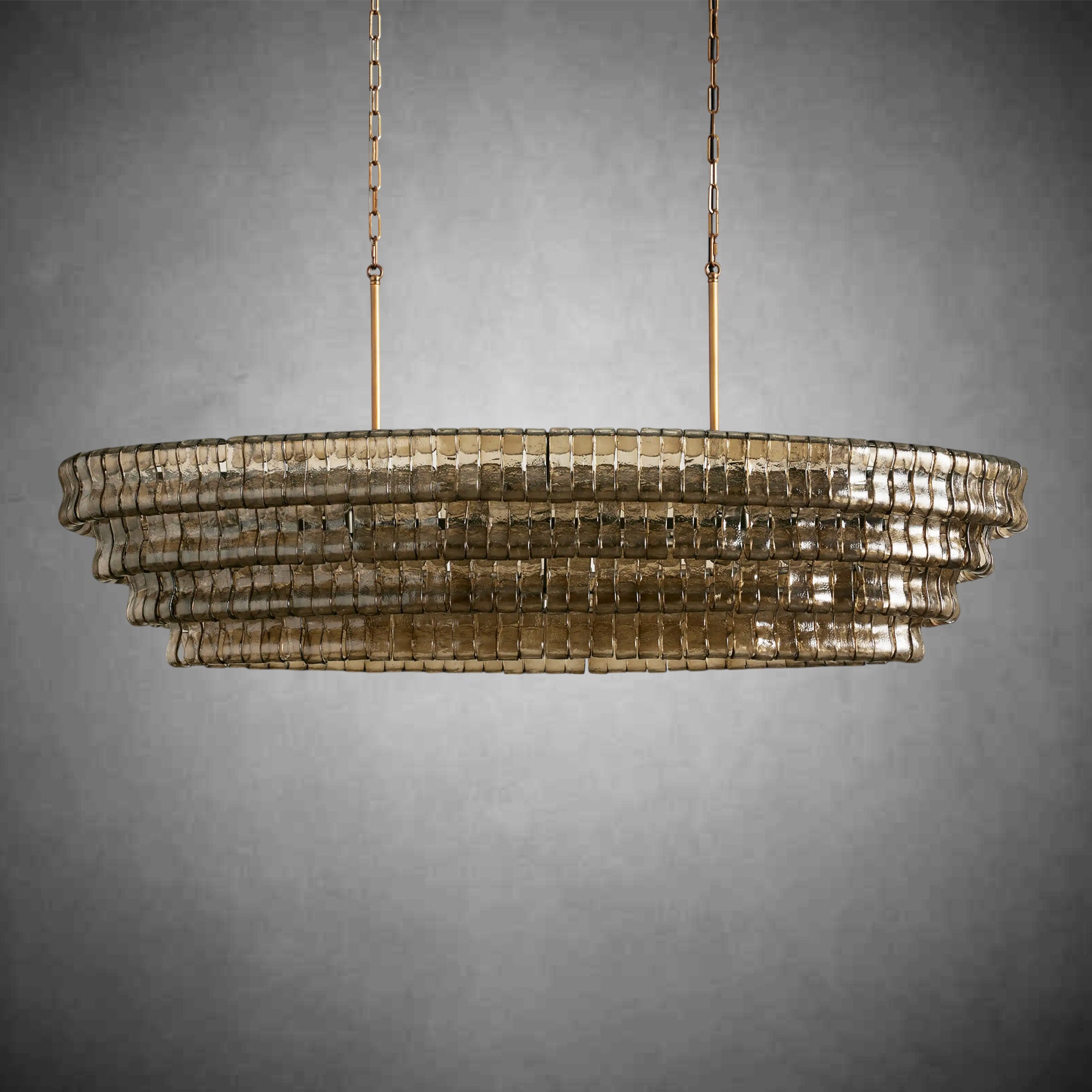 Ghiaccio Oval Chandelier 54''65''