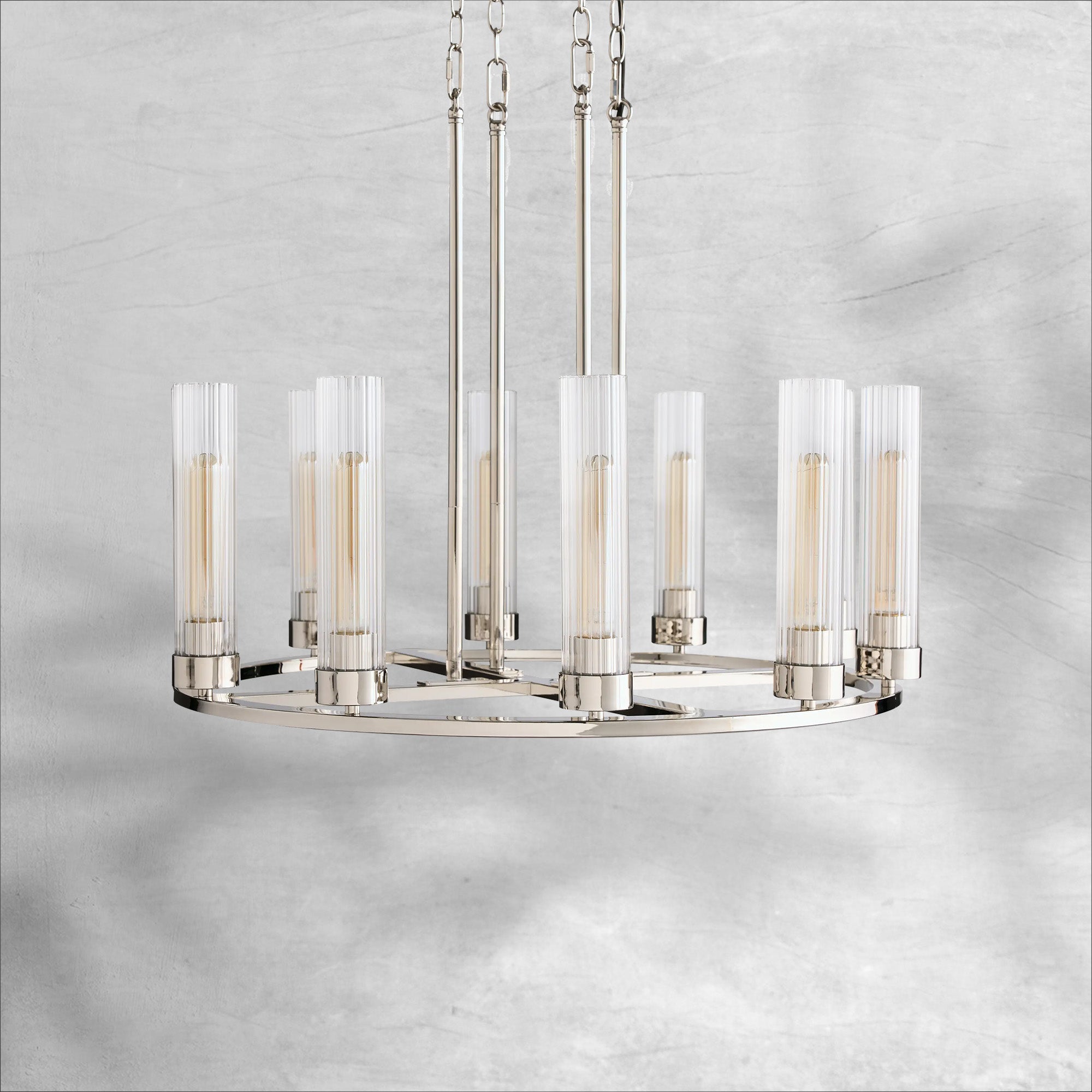 Andreas Round Chandelier 10/12 Light