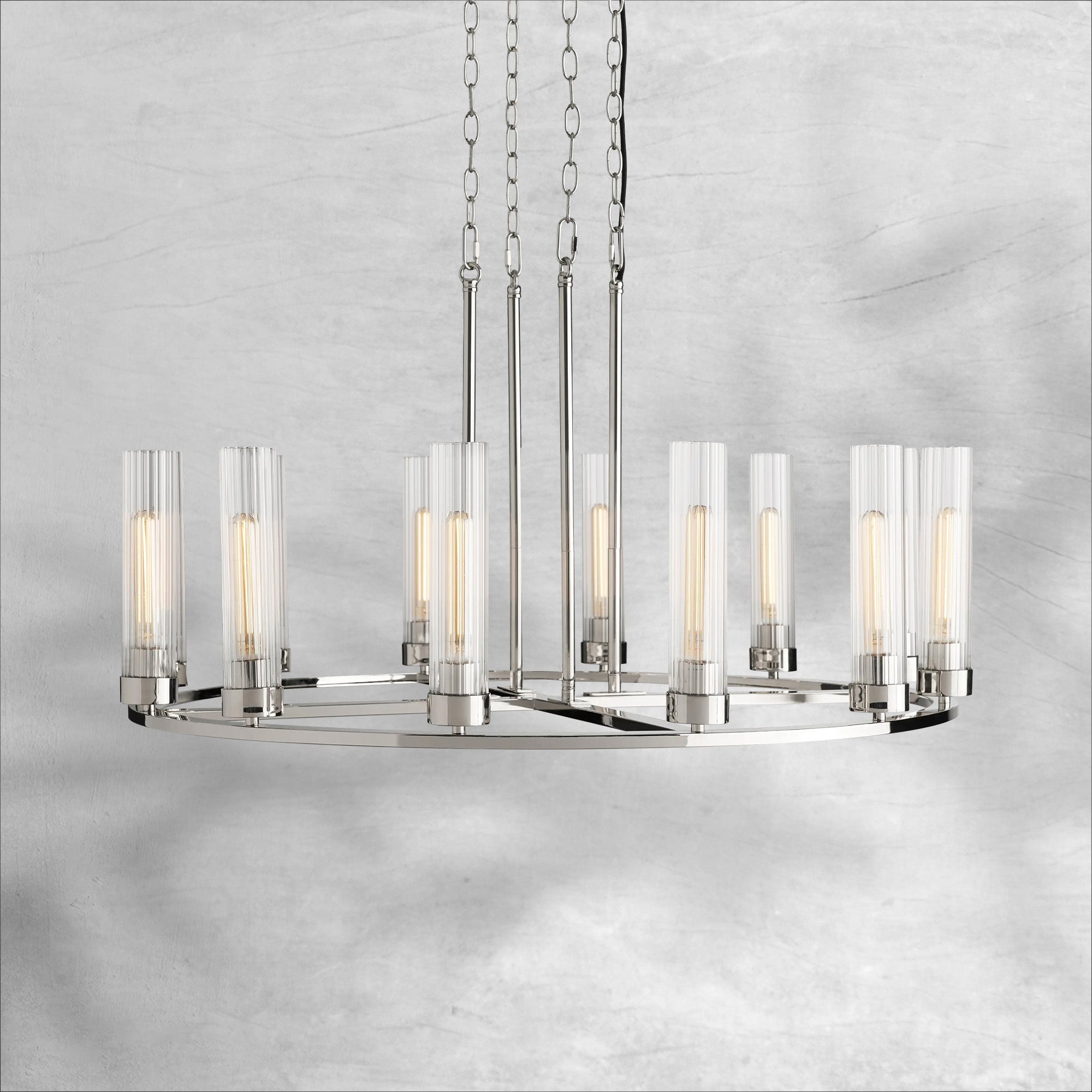 Andreas Round Chandelier 10/12 Light