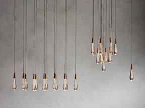 Soltaire Round Chandelier 17" 24" 36“ 58“